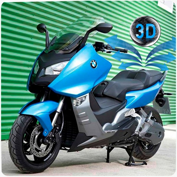 BMW C600 얼음매트 피로회복 인체공학 3D매쉬 쿨시트 고무밴드형