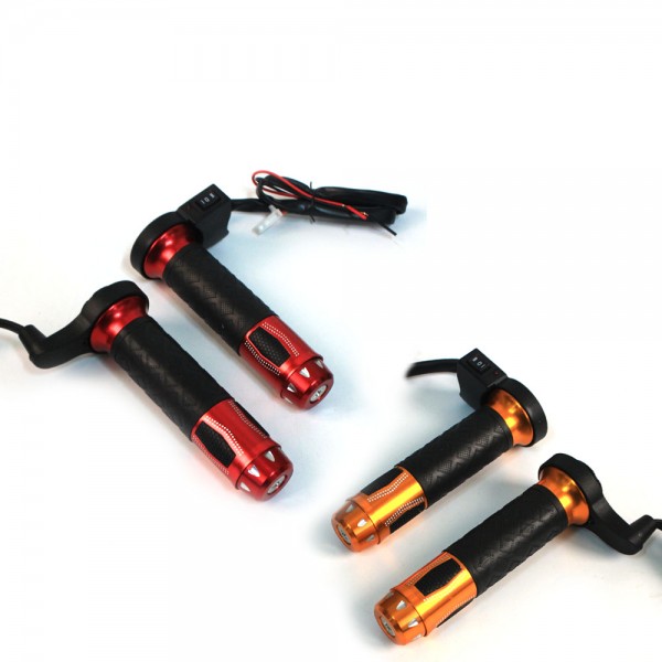블루샤크 2단 22mm 온도조절 열선그립 히팅핸들그립