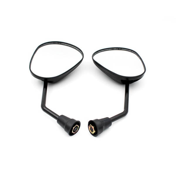 오토바이 전차종범용 8mm 10mm 광각 PVC 각도조절 순정백밀러 사이드보조거울 좌우