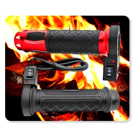 [배민]오토바이 전차종범용 22mm 2단조절 열선그립 핫그립