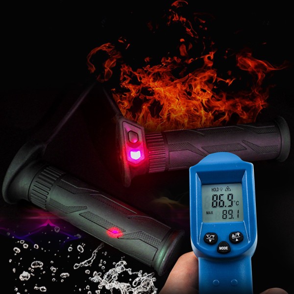 [배민]오토바이 열선그립 핸들열선 5단 방한방수장갑 히팅 핫그립